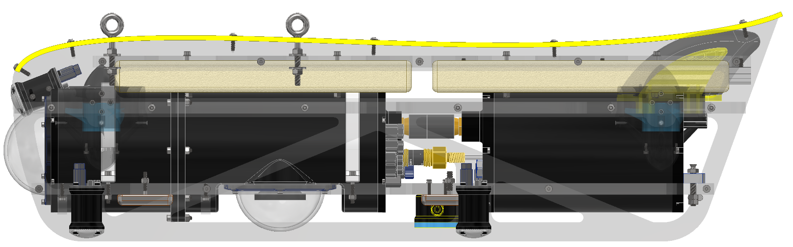 Side cutaway of ReefScan CAD